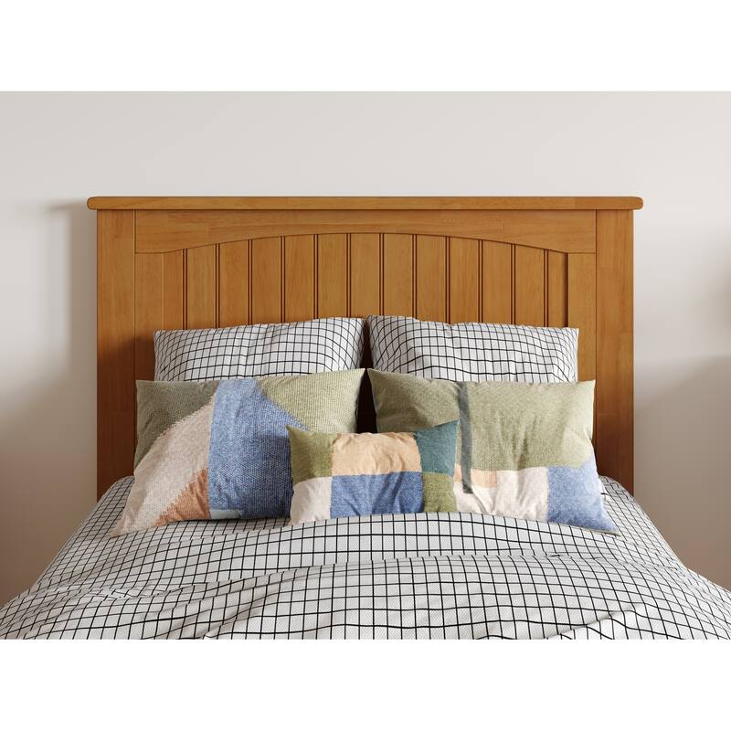 Malta Platform Bed with Panel Footboard and Twin XL Trundle