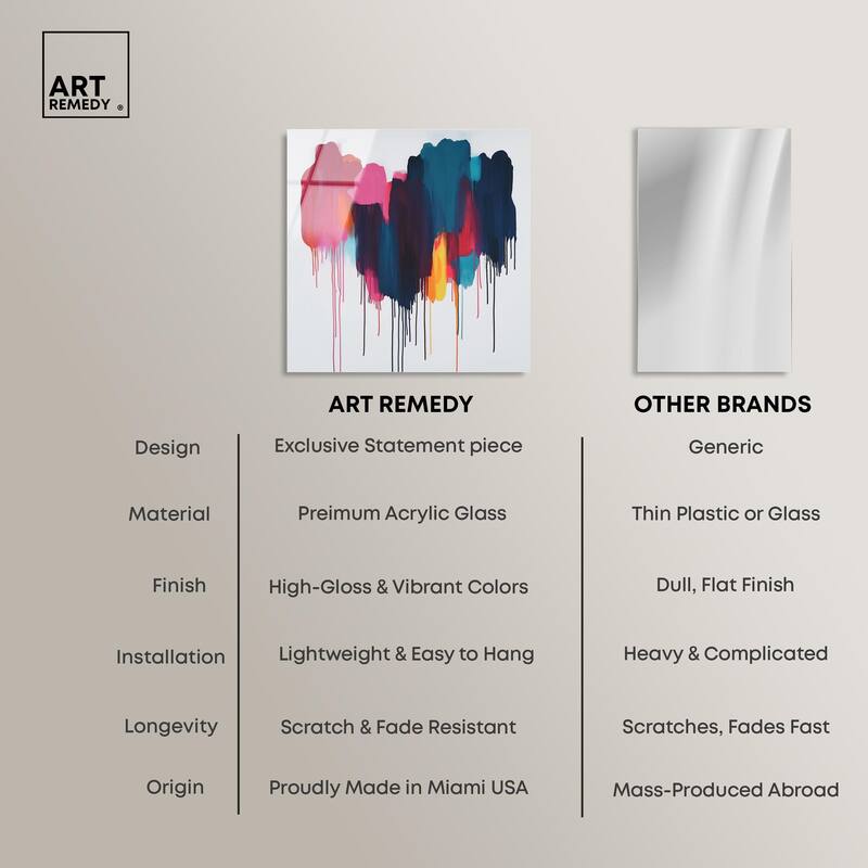 Glacier Color Glide Acrylic by Art Remedy, Ready to Hang