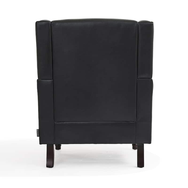 Upholstered Nailhead Trim Armchair Wingback Accent Chairs Set of 2