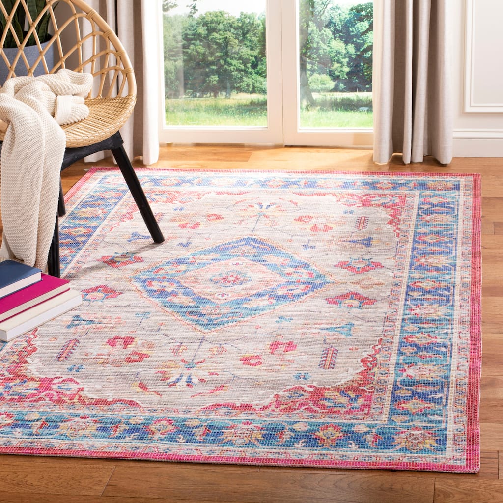 SAFAVIEH Handmade Saffron Tatyana Modern Tribal Cotton Rug