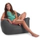 preview thumbnail 60 of 89, Bean Bag Chair for Kids, Teens and Adults, Comfy Chairs for your Room Malibu Lounge - Charcoal Grey