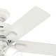 preview thumbnail 6 of 11, Hunter 44" Crystal Peak Ceiling Fan with LED Light Kit and Pull Chain, Casual, Transitional