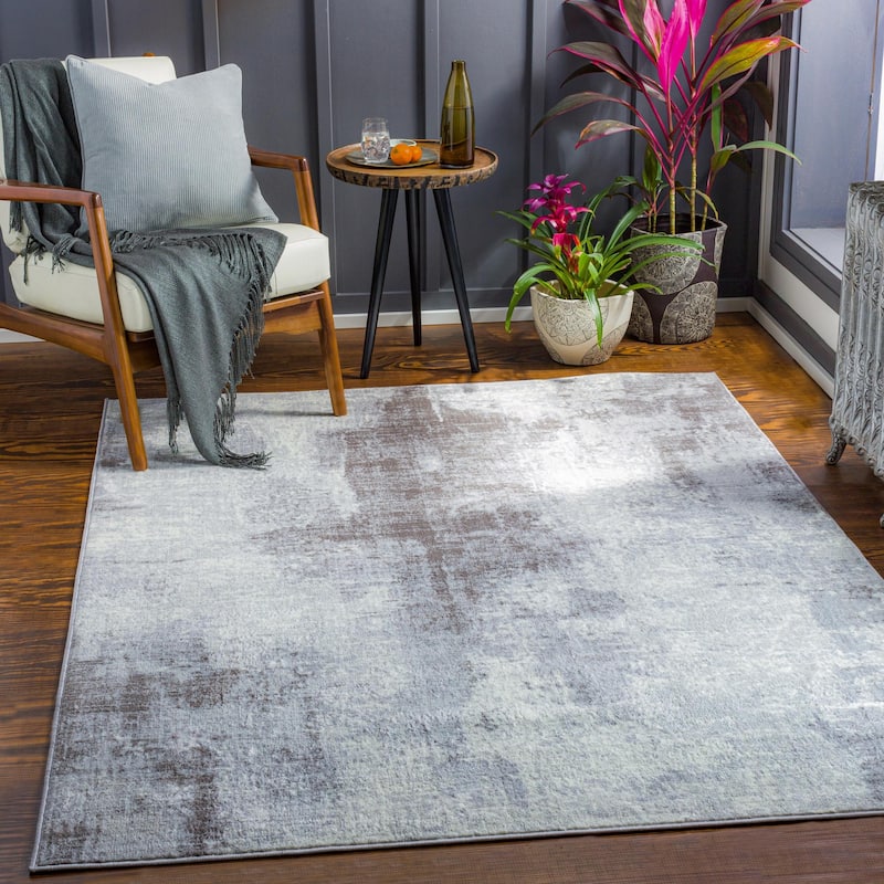 Livabliss Wanderlust Modern Area Rug - Slate - 5'3" x 7'3"