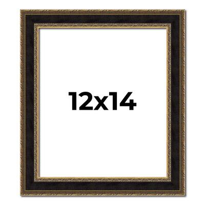 12x14 Frame Gold Antique Vintage Sold Wood Picture Frame | 1.75 Inch
