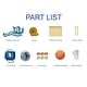 preview thumbnail 8 of 8, Inflatable Water Slide Bounce House，Outdoor 8 In 1 Play w/Target games & Water gun & Basketball