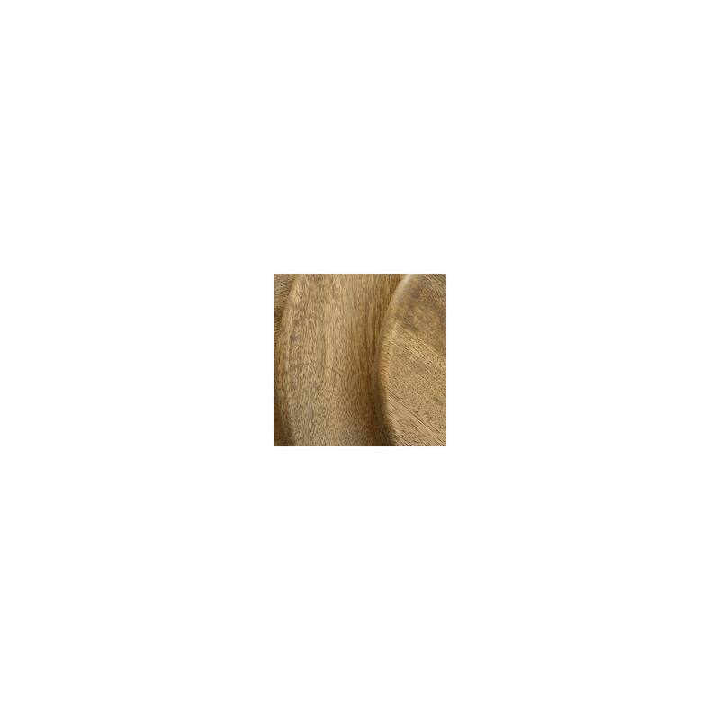 Signature Design by Ashley Kaidler Brown Tray Set (Set of 3) - 18.25" W x 18.25" D x 1.88" H