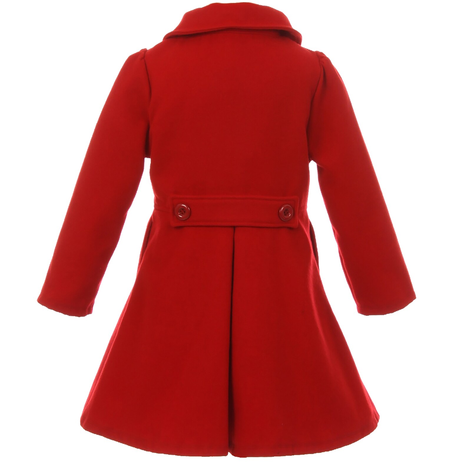 girls red winter coat