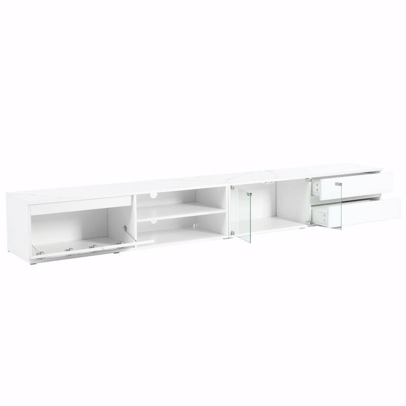 Modern APP-Controlled LED TV Stand for TVs up to 105''
