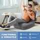 preview thumbnail 10 of 9, Folding Padded Floor Chair with with Adjustable Backrest for Lounge Meditation or Gaming