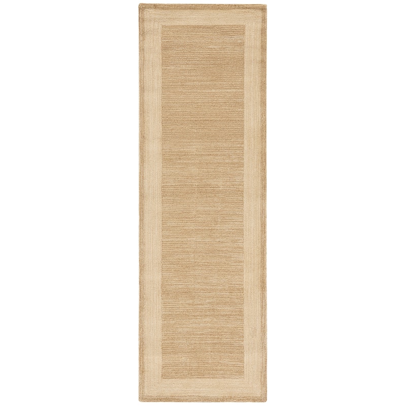SAFAVIEH Handmade Easy Care Zymbyle Oriental Rug - 2'6" x 10' Runner - Green