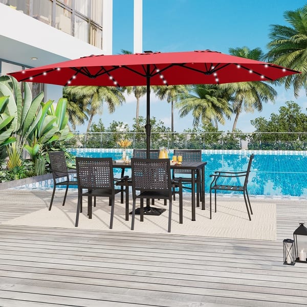 MAISON ARTS 15foot Rectangular Crank Doublesided Outdoor Market