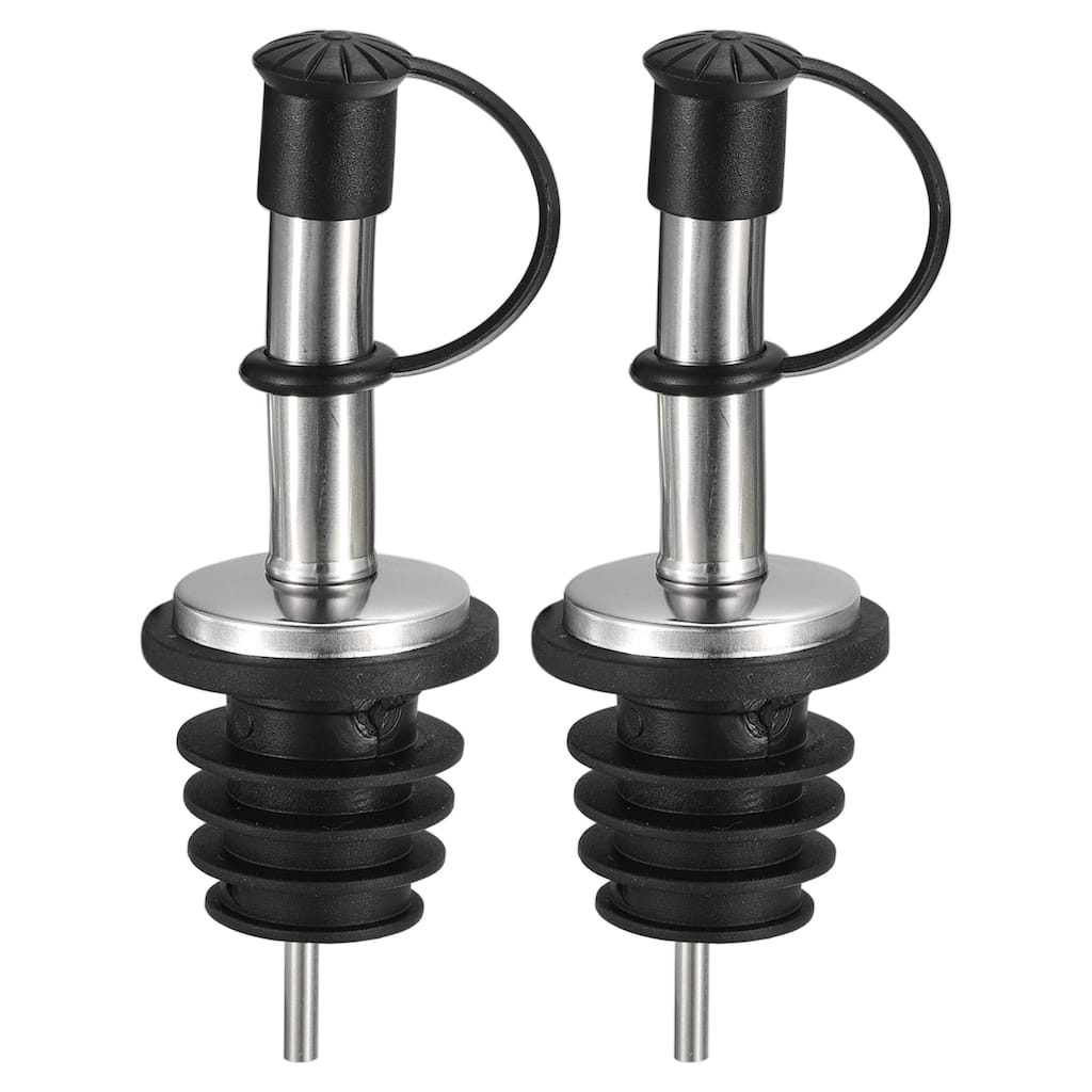 Stainless Steel Bottle Pourers, 2Pcs 90mm/3.54" Olive Oil Spout