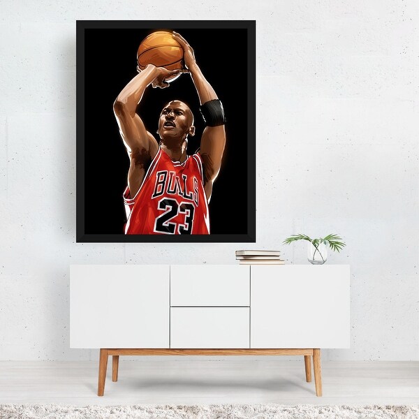Michael Jordan Digital Basketball Dorm Art Sports Art Print Poster Bed Bath Beyond 34892452