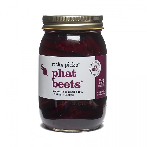 Rick's Picks Phat Beets Pickles - Case of 6 - 15 oz.
