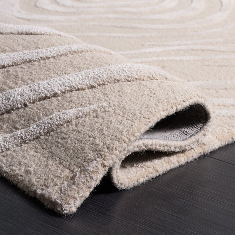 SAFAVIEH Handmade Glamour Oprica Contemporary Wool Rug