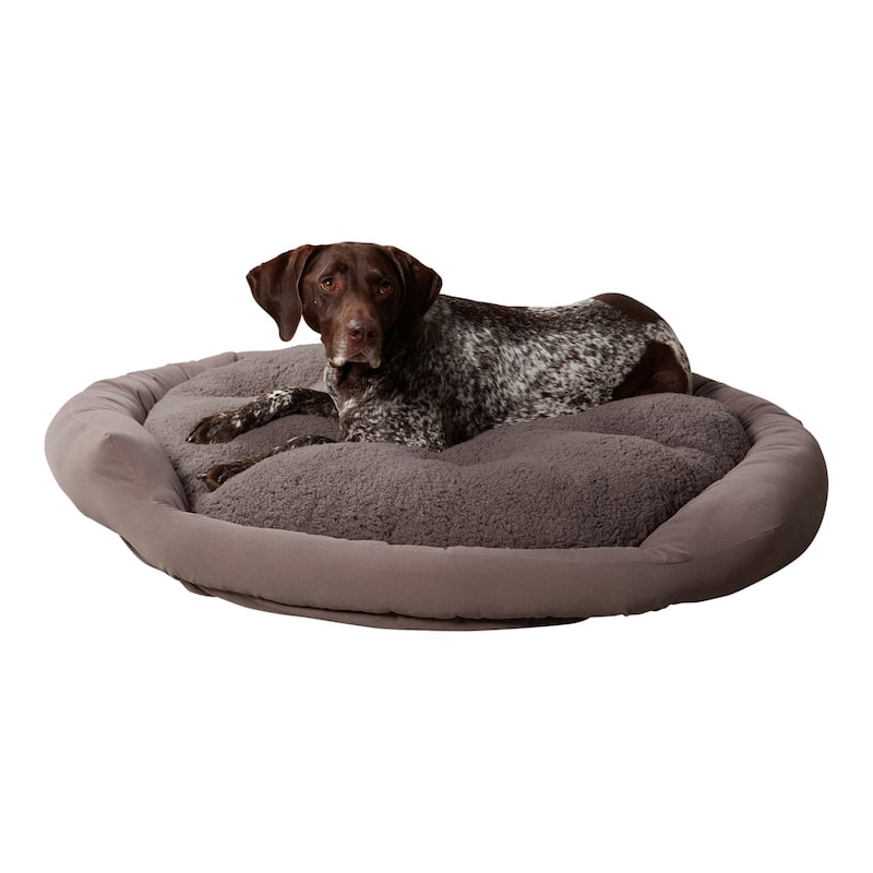 Happy Hounds Moxy Gray Donut Dog Bed - Large (42")