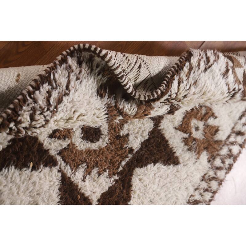 Plush Turkish Anatolian Oriental Runner Rug Hand-knotted Wool Carpet - 3'7"x 10'11"