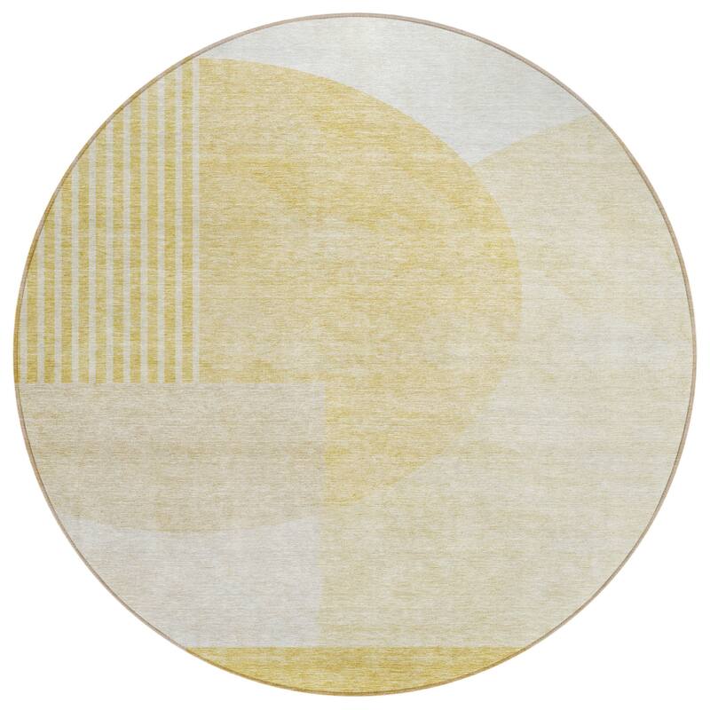 HomeRoots Geometric Transitional Rectangle Outdoor Rug