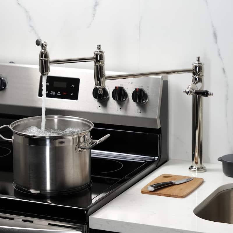 Kingston Brass Duchess Two-Handle 1-Hole Deck Mount Pot Filler Faucet