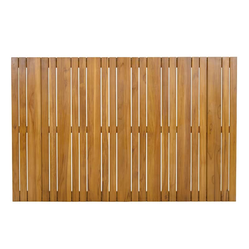 Christopher Knight Home Thalric Patio Acacia Wood Top and Steel Frame Rectangular Dining Table