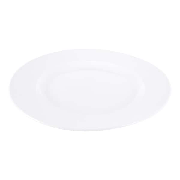 Our Table Simply White 6 Piece 8 Inch Porcelain Salad Plate Set 8"x1