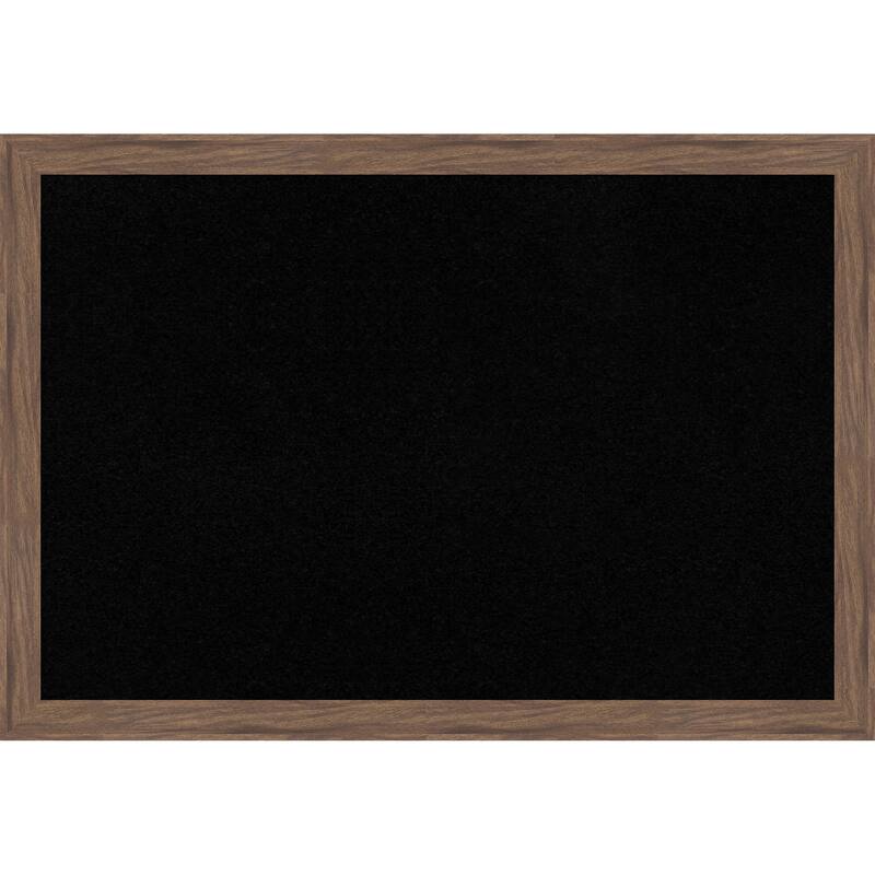 Pia Medium Brown Narrow Framed Cork Board - Bulletin Board, Organization Board, Pin Board