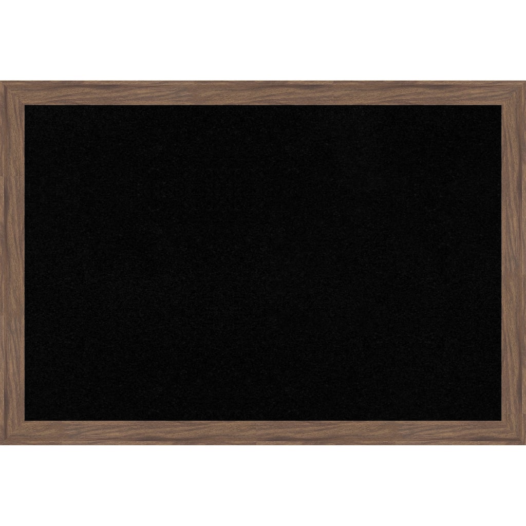 Pia Medium Brown Narrow Framed Cork Board - Bulletin Board, Organization Board, Pin Board