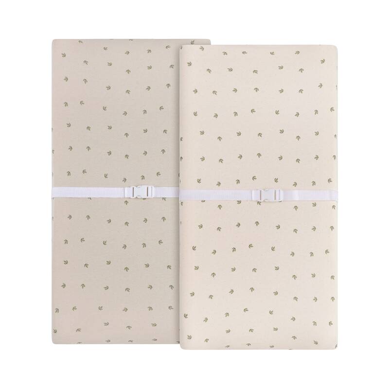 Ely's & Co. Baby Fitted Changing Pad Cover - Cradle Sheet Set - 2 Pack - 32" x 16"