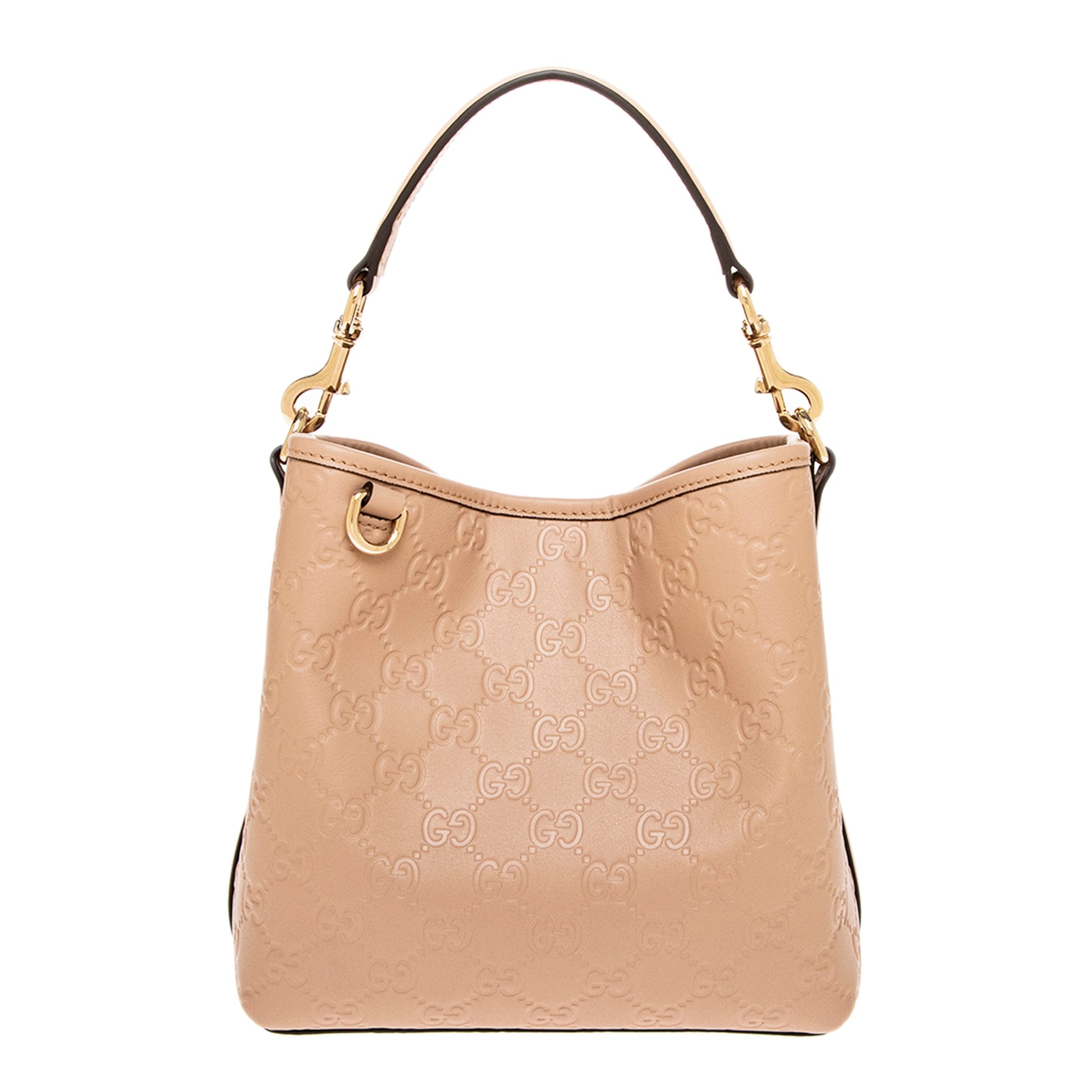 Gucci GG Emblem Small Bucket Bag