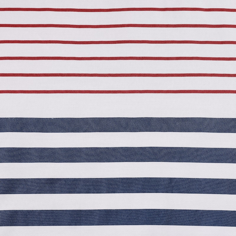 Tommy Hilfiger Brooklyn Stripe Cotton Reversible Blue Duvet Cover Set