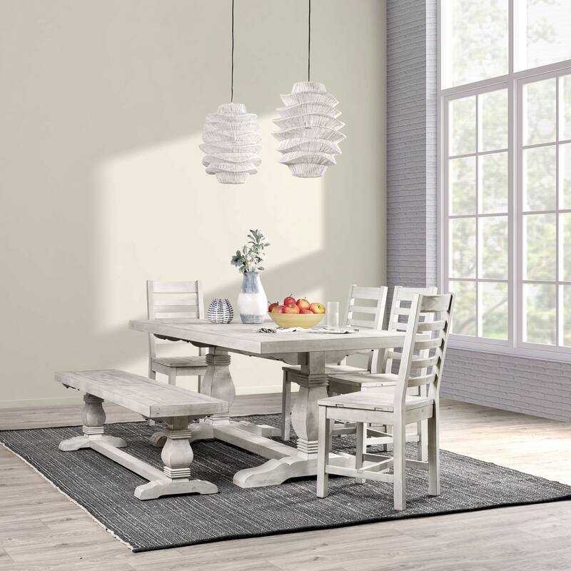 Quincy 66" Bench in Nordic Ivory by Kosas Home