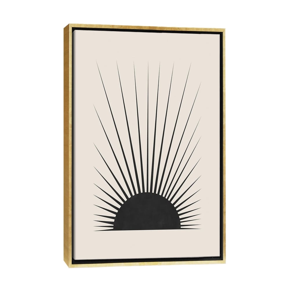 iCanvas "Minimal Sun" by Orara Studio Framed Canvas Print