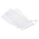 preview thumbnail 1 of 3, Filter Media Bags 30x14.5cm 200 Mesh 3 Pack Mesh Bags with Drawstring - White
