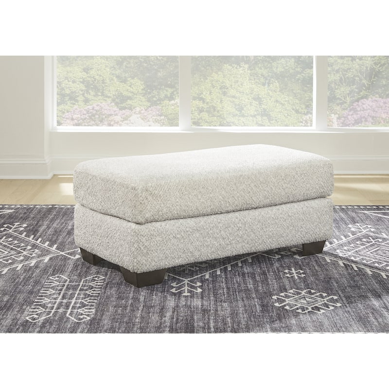 Signature Design by Ashley Brebryan White Ottoman