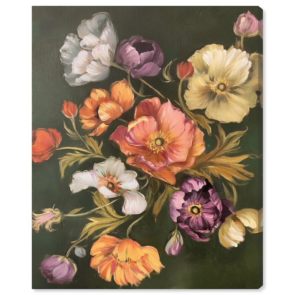 Twilight Tulips II Canvas by Art Remedy, Gallery Wrapped