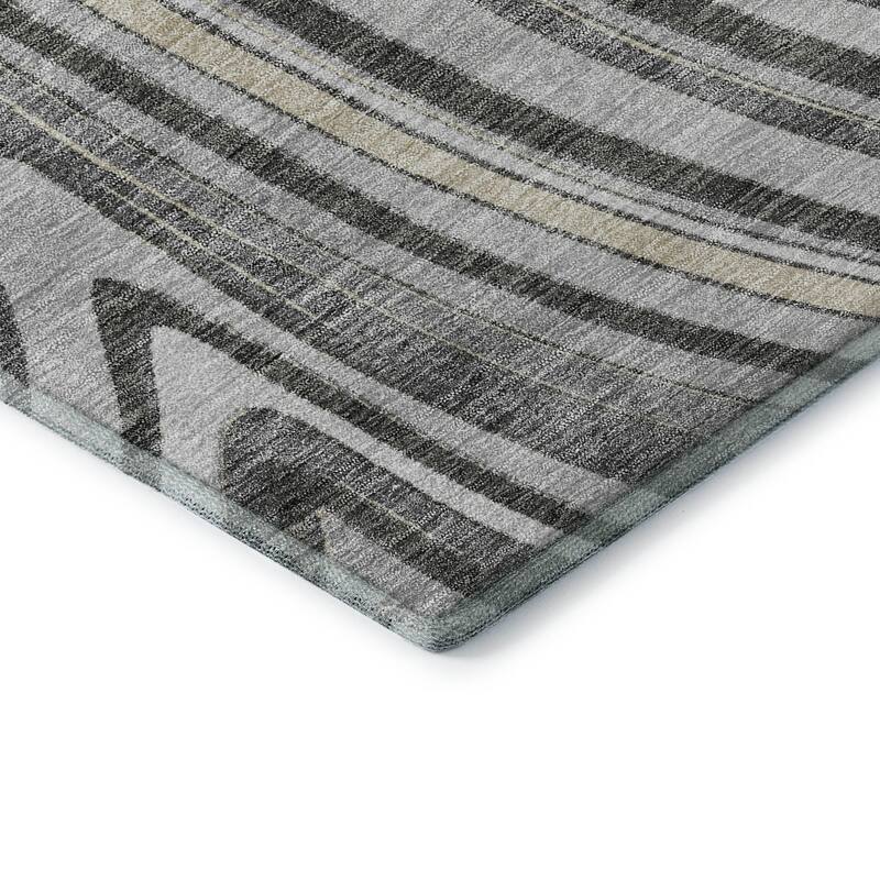 Premium Washable Super Soft Modern Waves Mayfield Rug