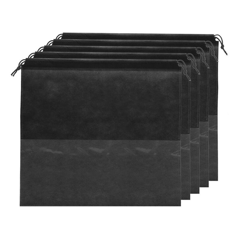5 Pcs Dust Cover Shoe Bags, Drawstring Travel Pouch Bag