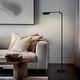 preview thumbnail 18 of 36, Brightech Leaf 53 in. Industrial 3-Way Dimming LED Floor Lamp with Brass Metal Empire Shade