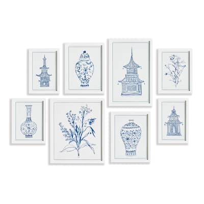 Chinoiserie Gallery, Set Of 8
