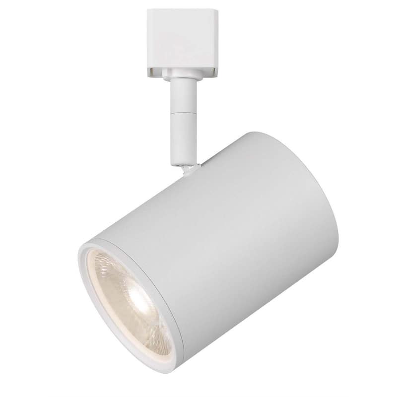 H type 6.75" Height White Metal Led Track head - Medium