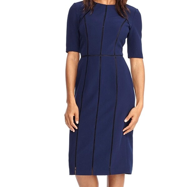 maggy london navy dress