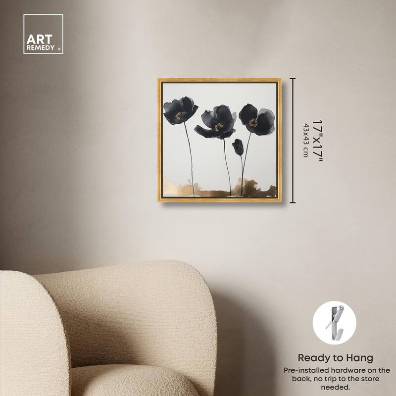 Nocturnal Flowers I Canvas by Art Remedy