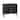 Three Drawer Wooden Chest - Dark Brown/Black