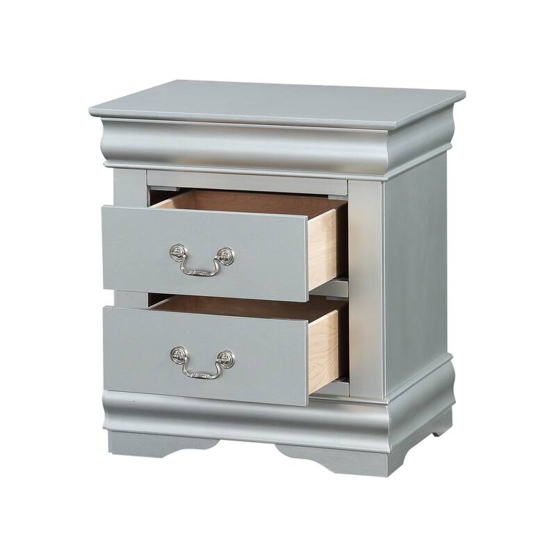 Modern Nightstand with Drawers