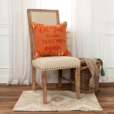 Rizzy Home Oh Fall Throw Pillow Cover