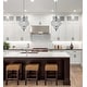 preview thumbnail 3 of 13, Juliette 12" Crystal/Metal LED Chandelier Pendant, Chrome by JONATHAN Y