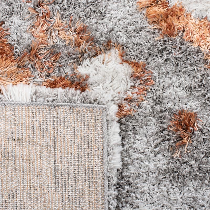 SAFAVIEH Horizon Shag Mukades Abstract 2.5-inch Thick Rug
