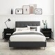 preview thumbnail 13 of 28, Middlebrook Fluted Glass 2 Door USB Nightstand, Set of 2