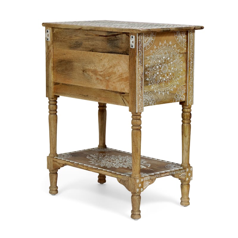 Sids Mango Wood End Table by Christopher Knight Home