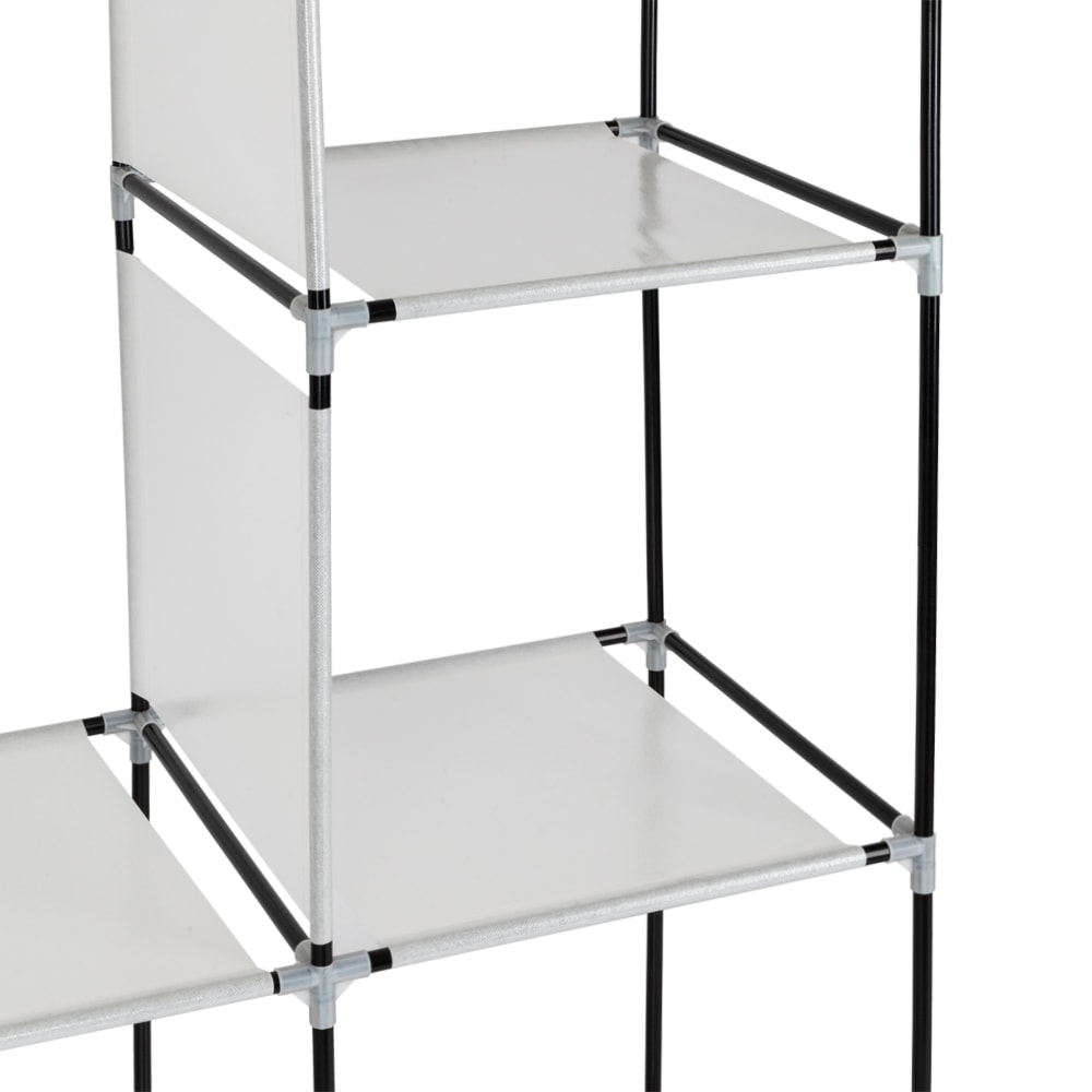 Shop 71 Portable Closet Wardrobe Clothes Rack Storage Organizer
